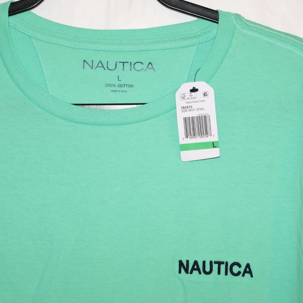 Nautica Short Sleeve Crew Neck Tee - Picture 2 of 3